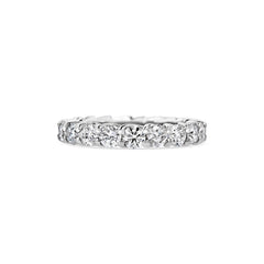3.0mm Round Full Eternity Lab Grown Diamond Stackable Wedding Band