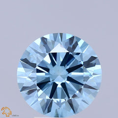 RD CT Fancy Vivid Blue VS1 Lab Grown Diamond