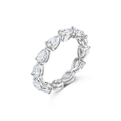 2.0mm Pear Full Eternity Lab Grown Diamond Wedding Band