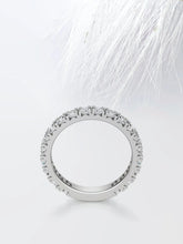 Round Cut Moissanite 3/4 Eternity Diamond Wedding Band