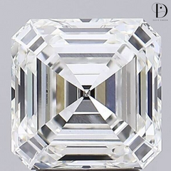 3.50CT Asscher Cut Lab-Grown Diamond