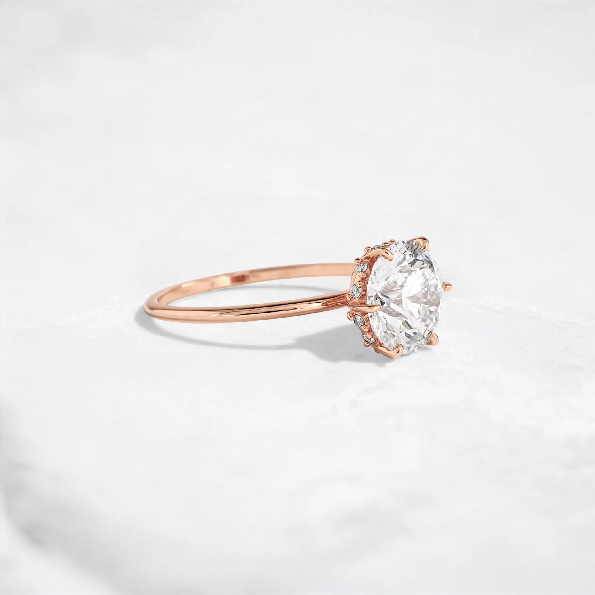 2ct-golden-round-cut-moissanite-diamond-engagement-ring-rose-gold-gemfora-2