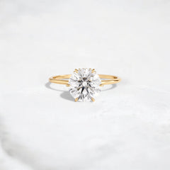 2ct-golden-round-cut-moissanite-diamond-engagement-ring-yellow-gold-gemfora-1