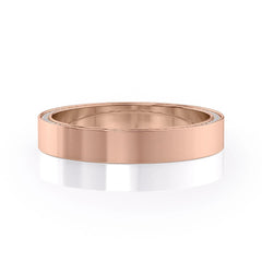 4mm Round Cut Moissanite Men's Diamond Wedding Band