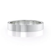 4mm Round Cut Moissanite Men's Diamond Wedding Band