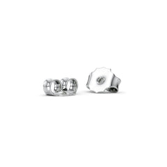 1 CTW Stud Earrings Set With Round Lab Diamonds