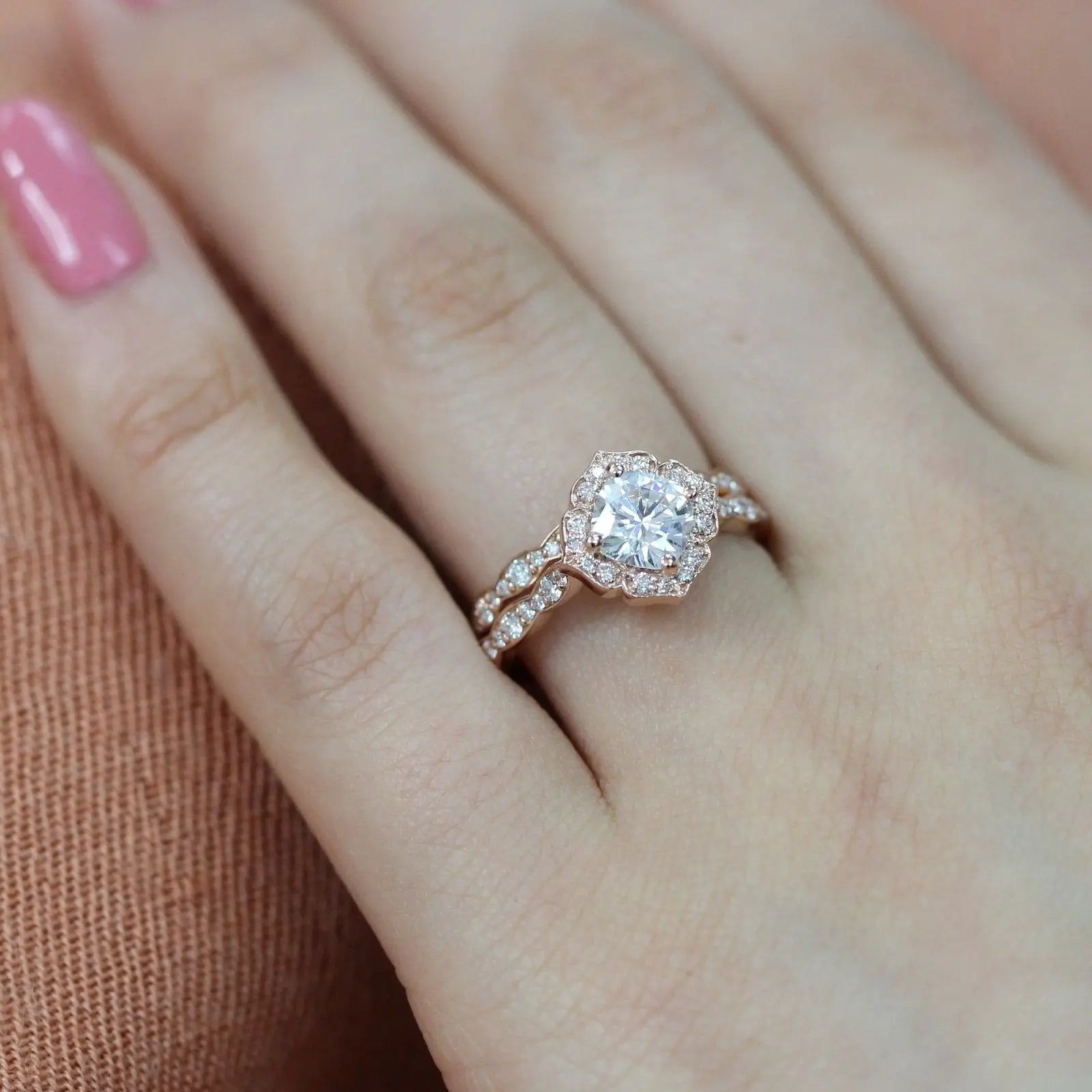 Moissanite Engagement Rings