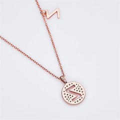 " Z " Letter Moissanite Diamond Necklace for Women