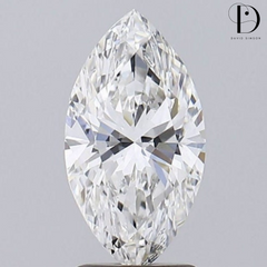 2.0CT Marquise Cut Lab-Grown Diamond