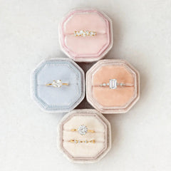 Pear & Oval Cut Half Eternity Wedding Band