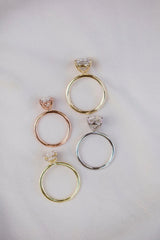 3.0CT Cushion Cut Hidden Halo Moissanite Engagement Ring