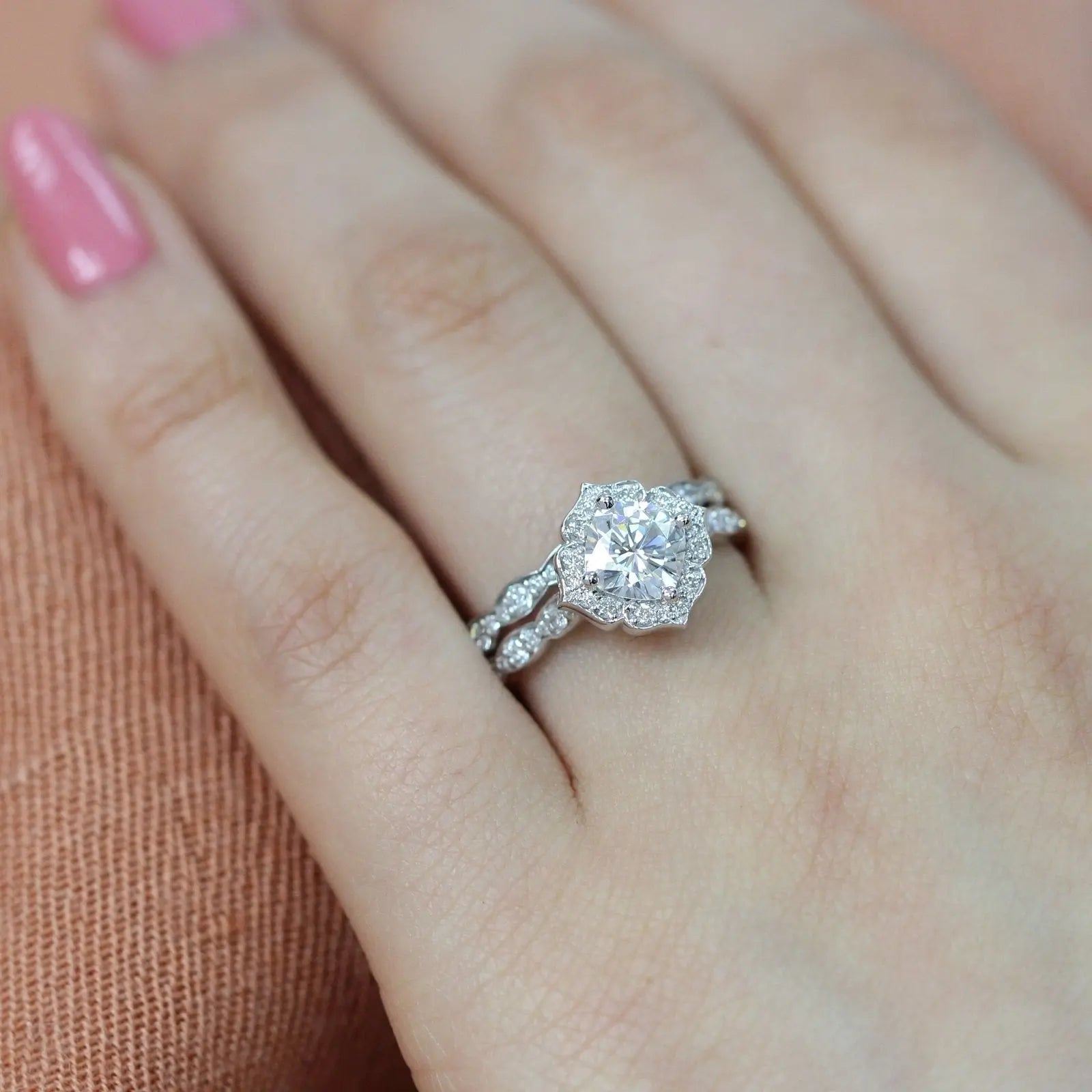 Moissanite Engagement Rings