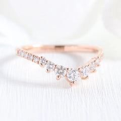 1.50CT Tiara Oval Cut Moissanite Halo Pave Bridal Engagement Ring Set