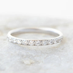 Round Brilliant Cut Full Eternity Wedding Band