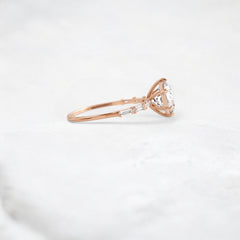 Aura-Lineage-Golden-Pave-Ring-with-Round-Baguette-Sparkle-2-ct-rose-gold-gemfora-3