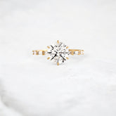 Aura-Lineage-Golden-Pave-Ring-with-Round-Baguette-Sparkle-2-ct-yellow-gold-gemfora-1