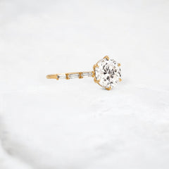 Aura-Lineage-Golden-Pave-Ring-with-Round-Baguette-Sparkle-2-ct-yellow-gold-gemfora-2