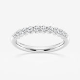 Round F-VS2 Lab Grown Diamond Prong Set Wedding Band