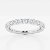 Round F-VS2 Lab Grown Diamond Full Eternity Wedding Band