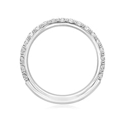 Round Brilliant Cut 3/4 Eternity Wedding Band