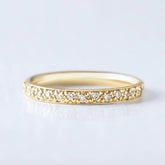 Round Brilliant Cut Half Eternity Wedding Band