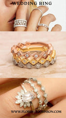 0.06CTW Round Brilliant Cut Moissanite Unique 3/4 Eternity Wedding Band