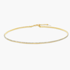 1.50CT Round Cut Moissanite Diamond Choker Necklace for Women