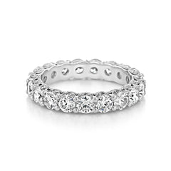 Round Brilliant Cut Full Eternity Wedding Band