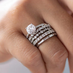 0.54ctw Round Brilliant Cut Full Eternity Wedding Band