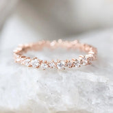 0.54ctw Round Brilliant Cut Full Eternity Wedding Band