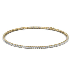 Round Cut Diamond Moissanite Tennis Necklace for Women