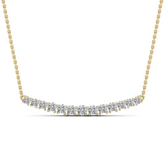 0.82ct Round Cut Moissanite Diamond Necklace for Women