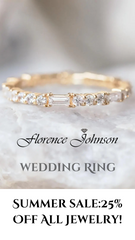 Round and Baguette Cut Full Eternity Wedding Band