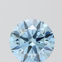 RD CT Fancy Vivid Blue VS1 Lab Grown Diamond