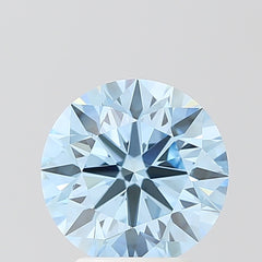 RD CT Fancy Vivid Blue VS1 Lab Grown Diamond
