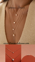 0.10CT - 1.0CT Round Bezel Solitaire F-VS Lab Grown Diamond Necklace