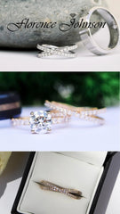 Round Brilliant Cut Full Eternity Twisted Wedding Band
