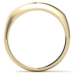 4mm Round Cut Five Stone Moissanite Men's Wedding Band in Rose Gold