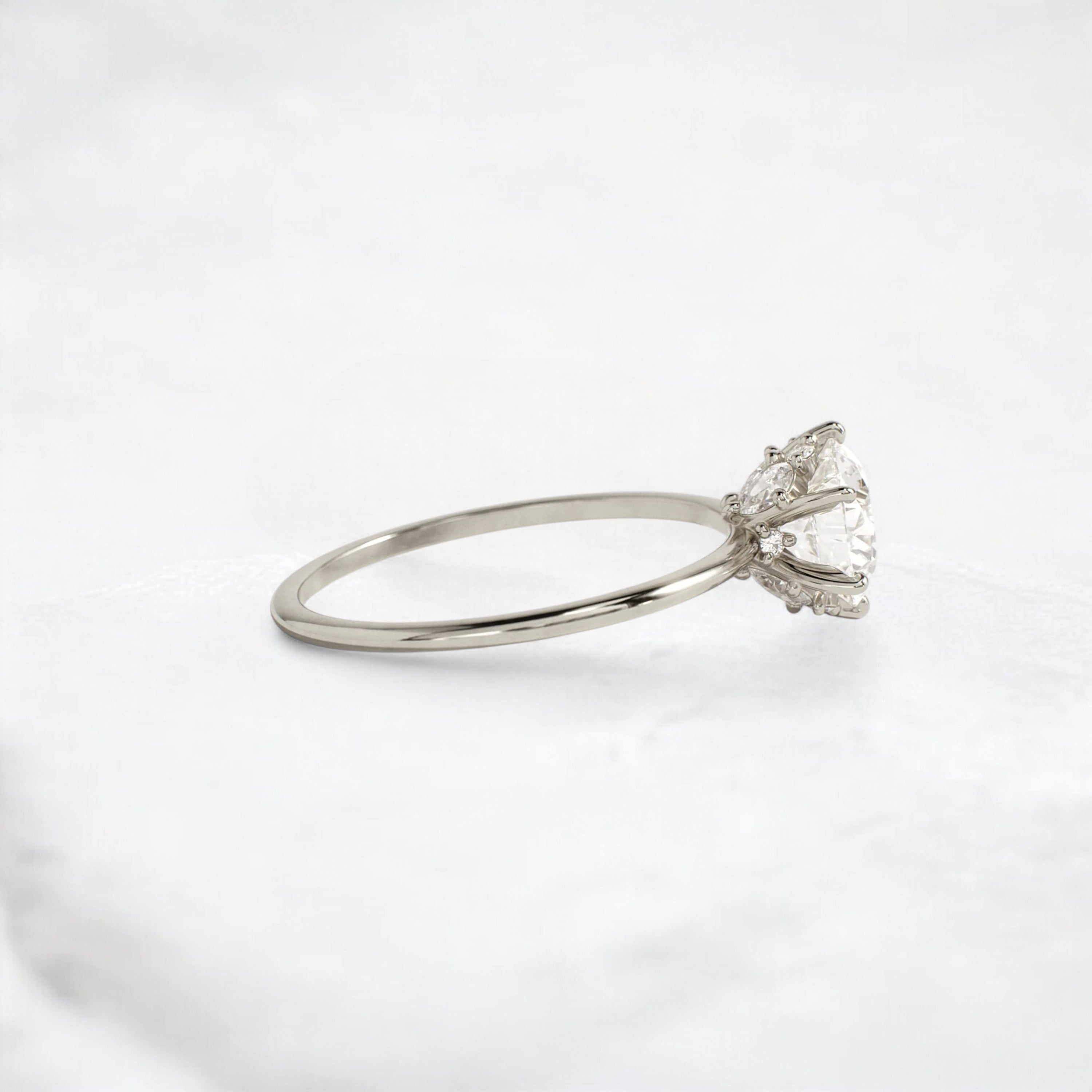 blossom-shine-round-pear-accents-moissanite-solitaire-ring-1-20-ct-white-gold-gemfora-3