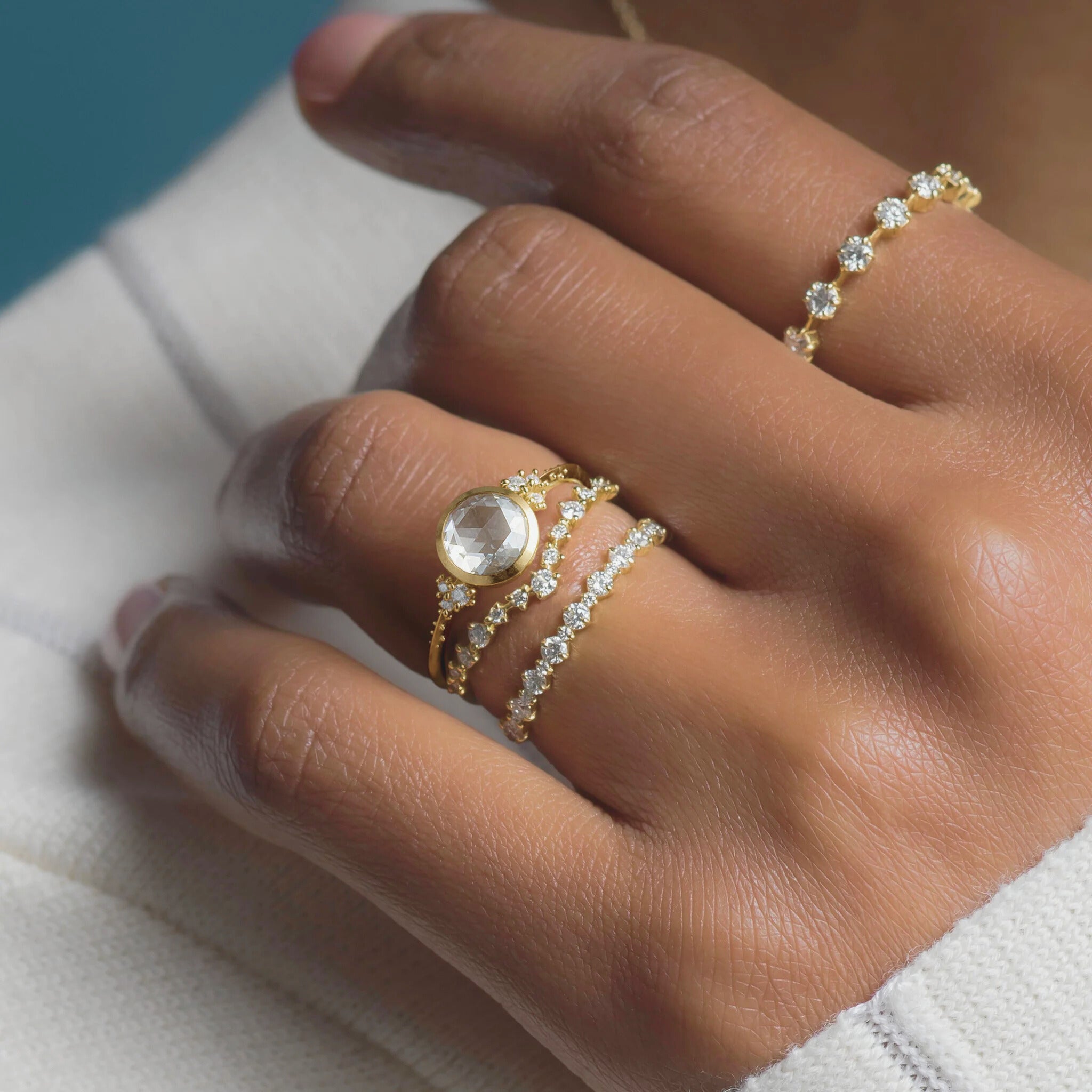 celestial-petal-2ct-rose-cut-cluster-engagement-ring-2