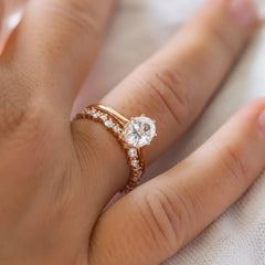 0.54ctw Round Brilliant Cut Full Eternity Wedding Band