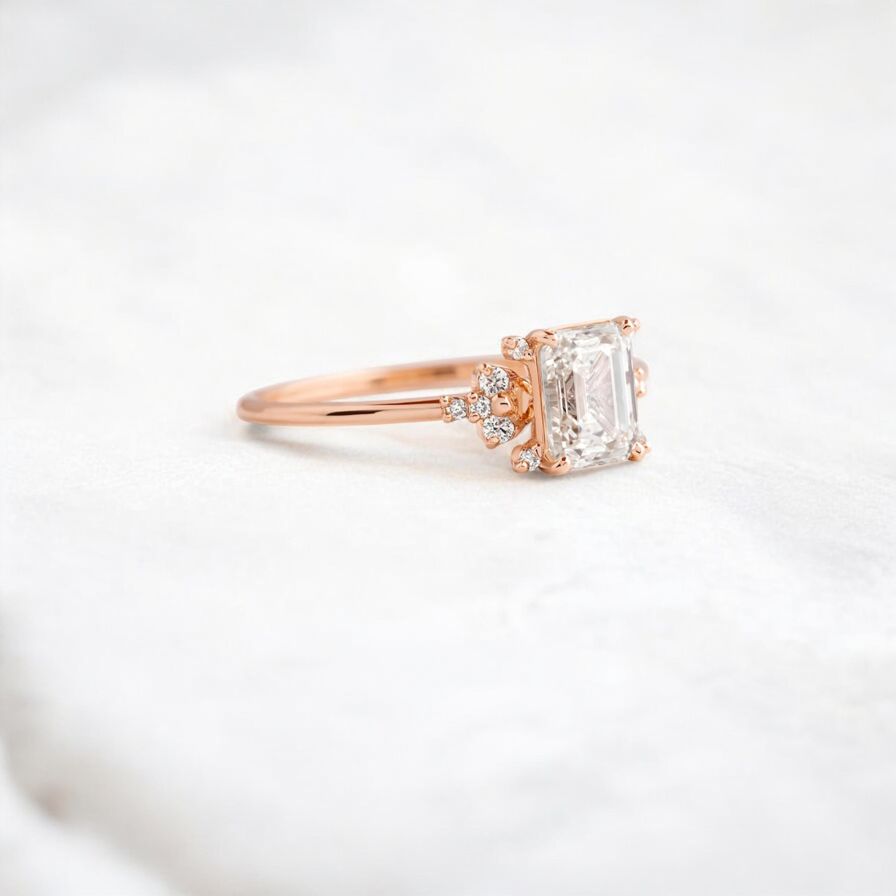 emerald-skyfall-moissanite-engagement-cluster-light-ring-1-ct-rose-gold-gemfora-2