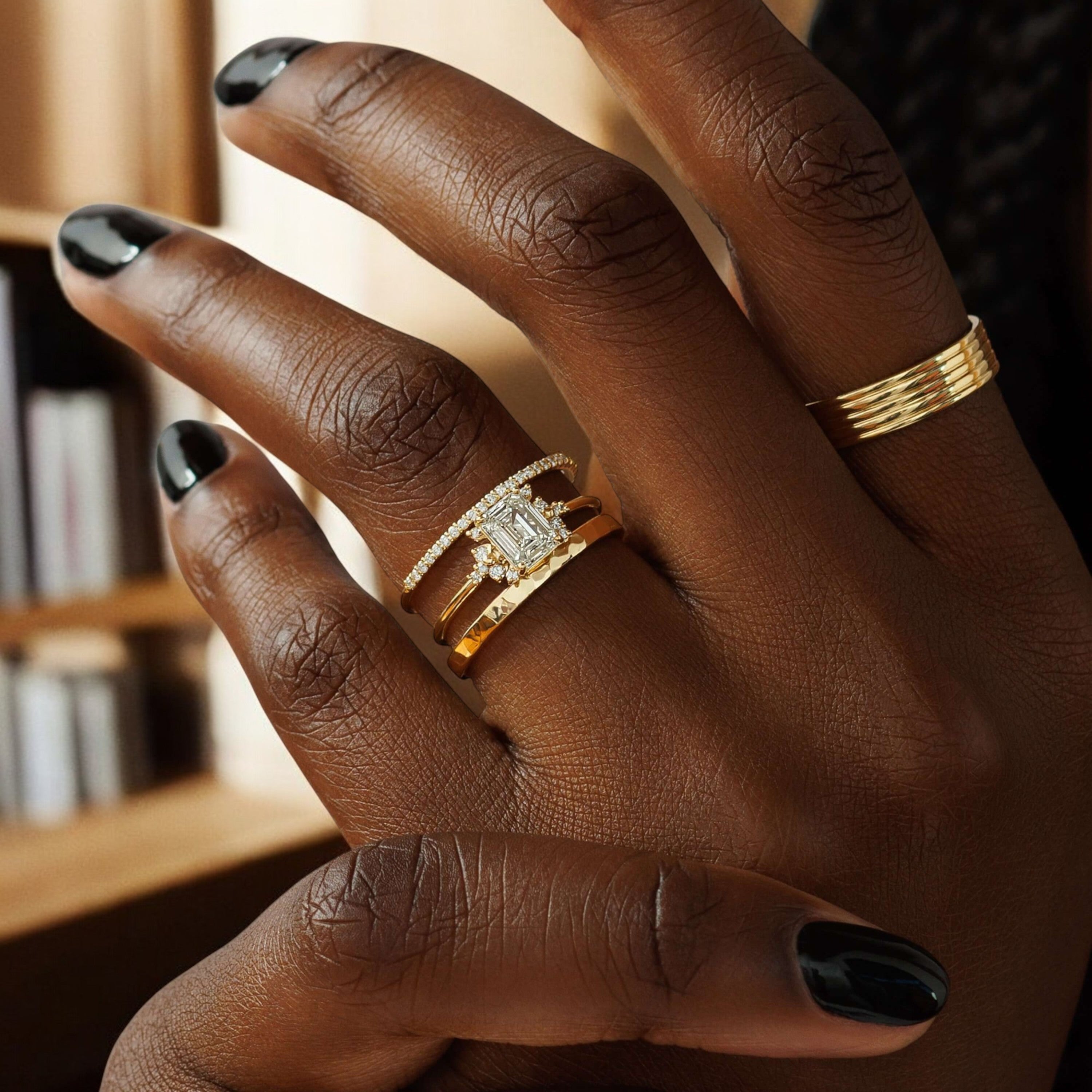 emerald-skyfall-moissanite-engagement-cluster-light-ring-model-gemfora-4