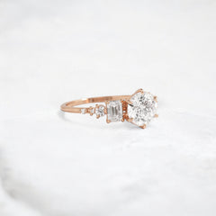 endless-bond-round-moissanite-engagement-promise-ring-1-ct-rose-gold-gemfora-2