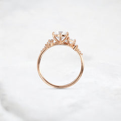endless-bond-round-moissanite-engagement-promise-ring-1-ct-rose-gold-gemfora-4