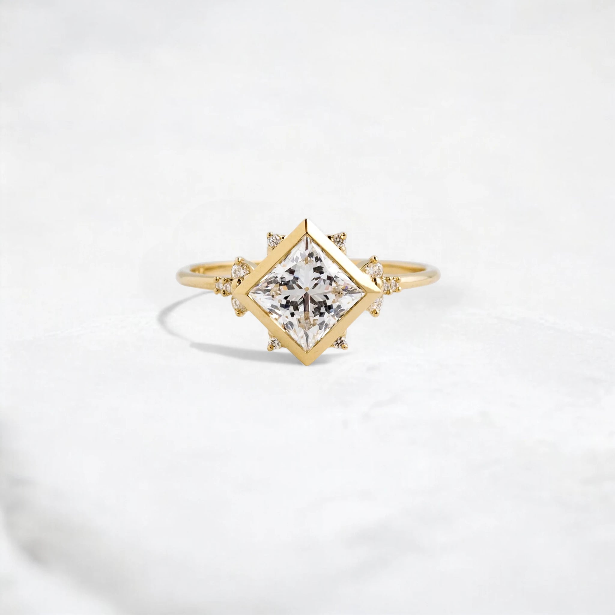 engagement-ring-of-princess-cut-2ct-cluster-bezel-band-1