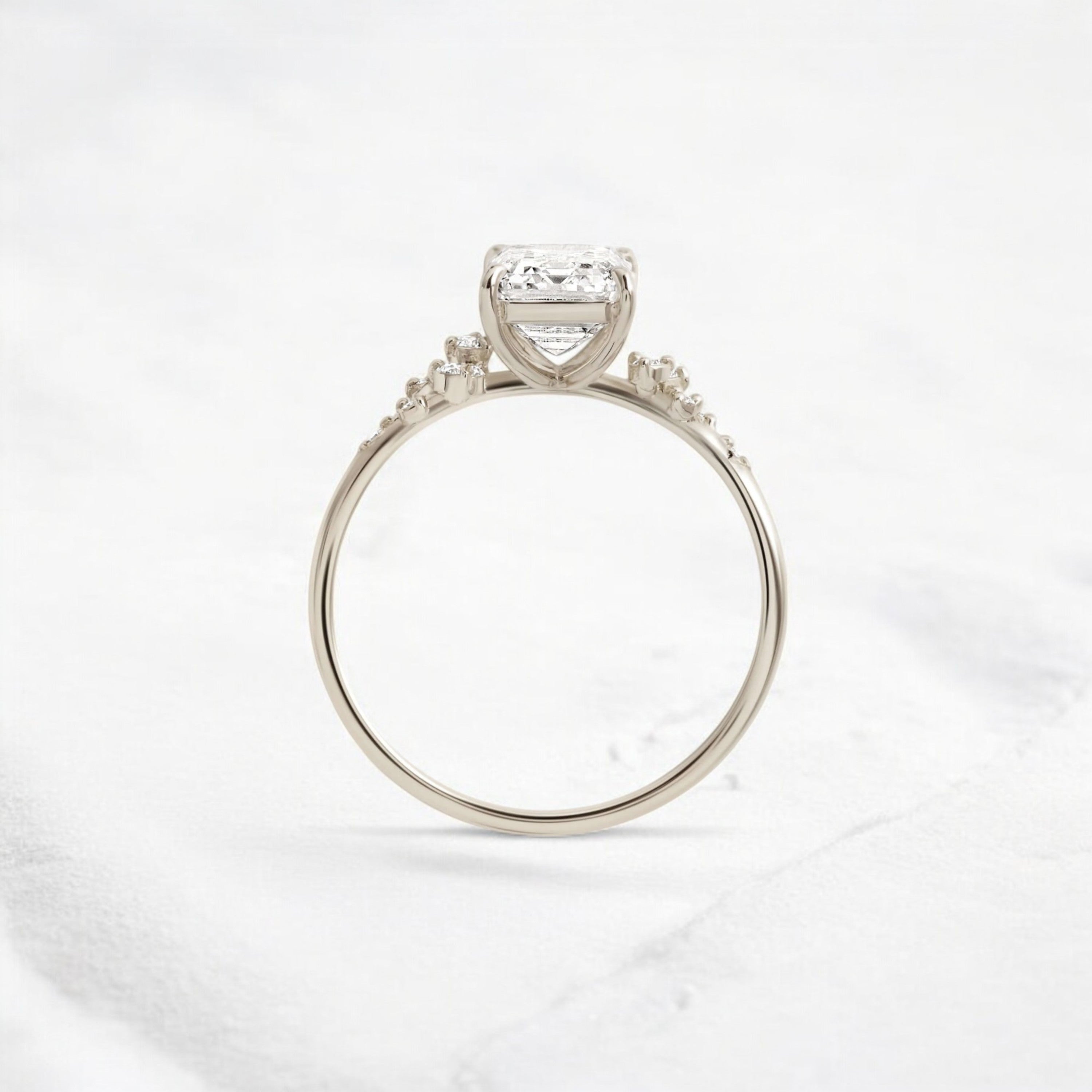 eternal-garden-handmade-emerald-moissanite-engagement-ring-in-gold-2-ct-white-gemfora-4