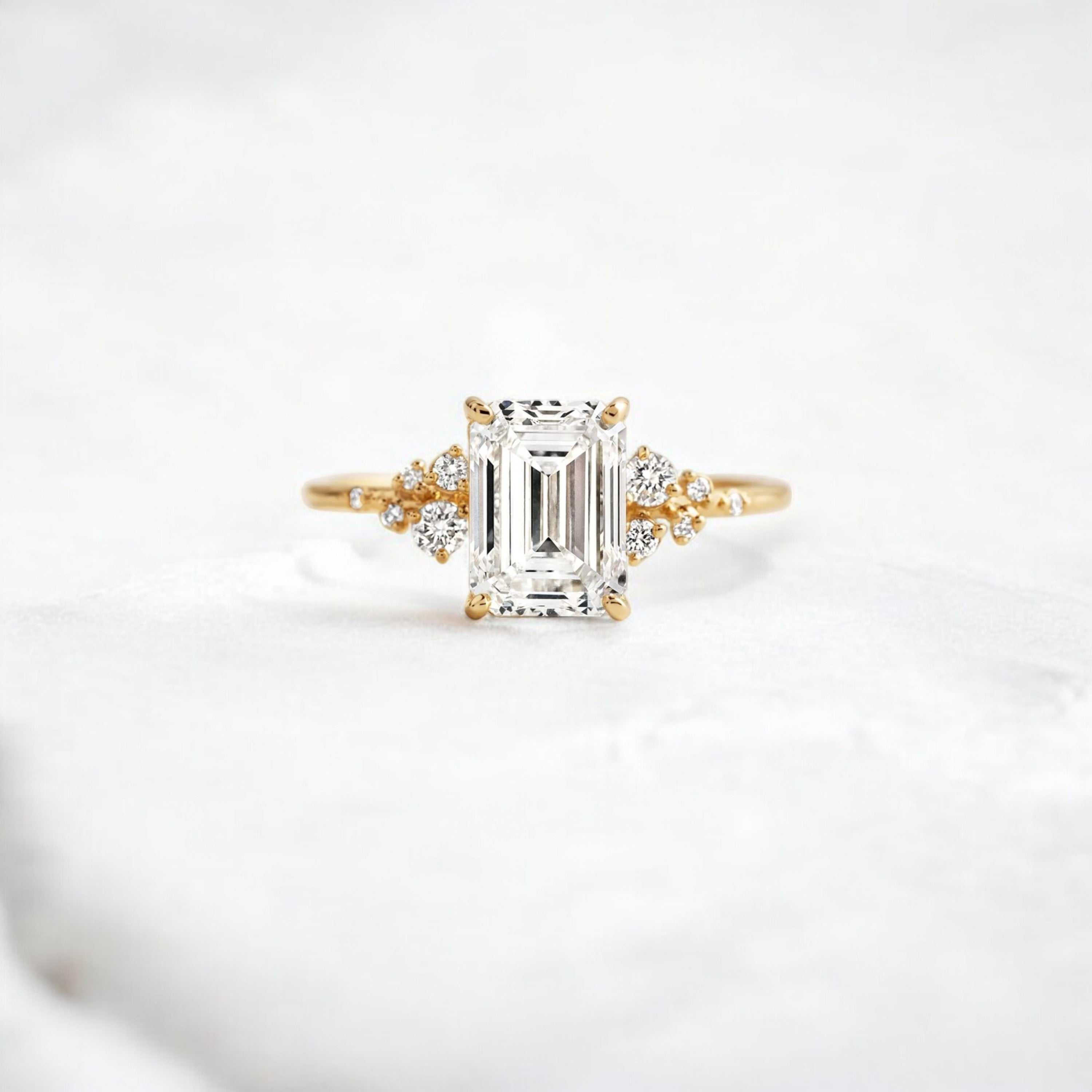 eternal-garden-handmade-emerald-moissanite-engagement-ring-in-gold-2-ct-yellow-gemfora-1