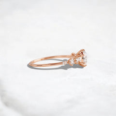 Eternal Glow, Round Cut 2Ct Moissanite Engagement Ring