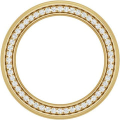 3MM Moissanite Eternity Men's Wedding Band